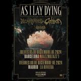 As I Lay Dying + Decapitated + Caliban + Left To Suffer en Madrid Viernes 6 Diciembre 2024