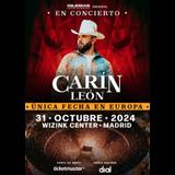 Concierto de Carin León en Madrid Jueves 31 Octubre 2024