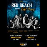 Concierto de Reb Beach & The Bad Boys en Madrid Miercoles 16 Octubre 2024