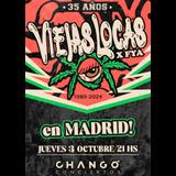Concierto de Viejas Locas en Madrid Jueves 3 Octubre 2024