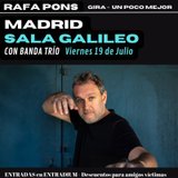 Rafa Pons Trío Band Viernes 19 Julio 2024