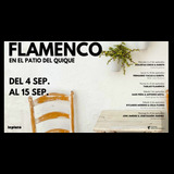 Tablao flamenco - 6 Sep. - Flamenco en el patio del Quique Viernes 6 Septiembre 2024