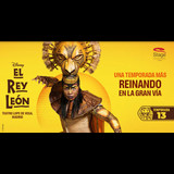 El Rey León Del Viernes 7 Junio al Domingo 29 Septiembre 2024