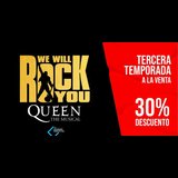 We Will Rock You, el musical, en Madrid Del Viernes 11 Octubre al Lunes 6 Enero 2025