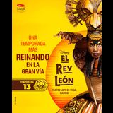 El Rey León, el musical en Madrid From Thursday 6 June to Sunday 29 September 2024
